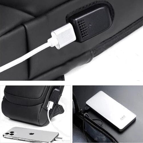 Mochila Bag Slim Moderna Anti-Furto USB